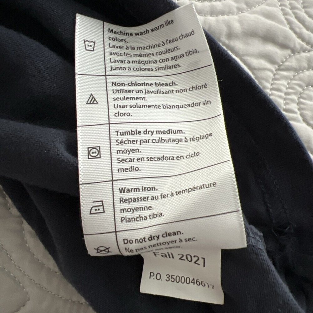 Carhartt Shirt Mens XL Short Sleeve Crew Neck Loose Fit Pocket T-Shirt Navy Blue - Picture 6 of 6